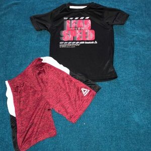 2 piece Air dry toddler Reebok matching set